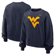 West Virginia Nike Women's Essential Fleece Crew